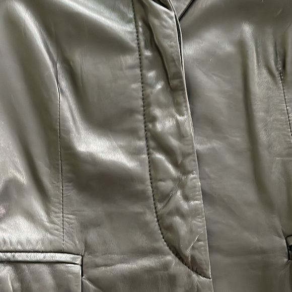 Theory lamb leather jacket 4 - Picture 9 of 9